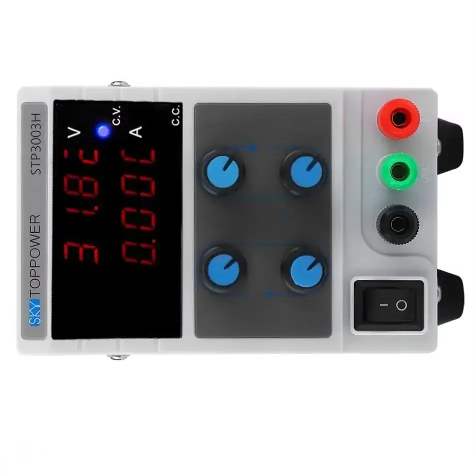 

SKYTOPPOWER STP3003H Регулируемый источник питания постоянного тока 0–30 В/60 В 0–3 А/5 А/10 А Регулируемый источник тока переменного напряжения