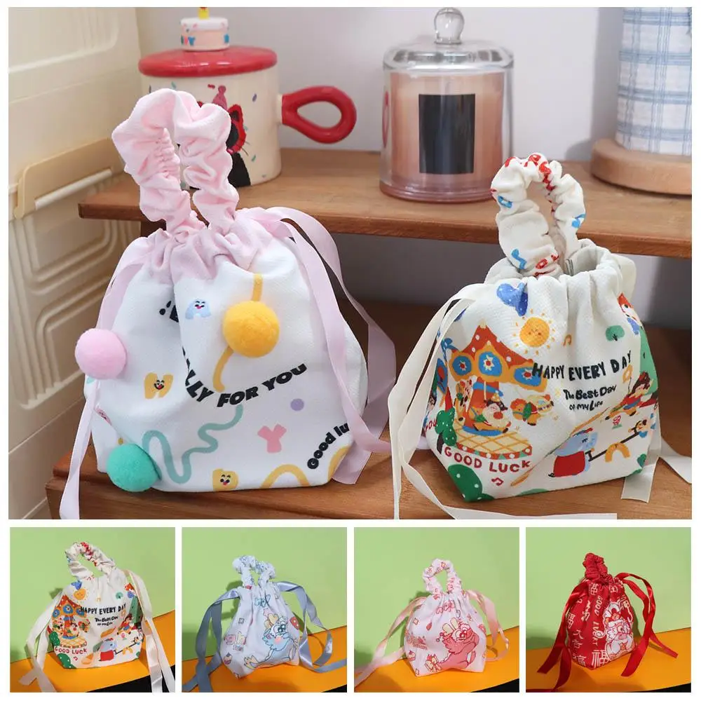 

Сумка на шнурке с героями мультфильмов, большая вместительная свадебная коробка для конфет, портативная пустая коробка на день рождения, праздник полной луны