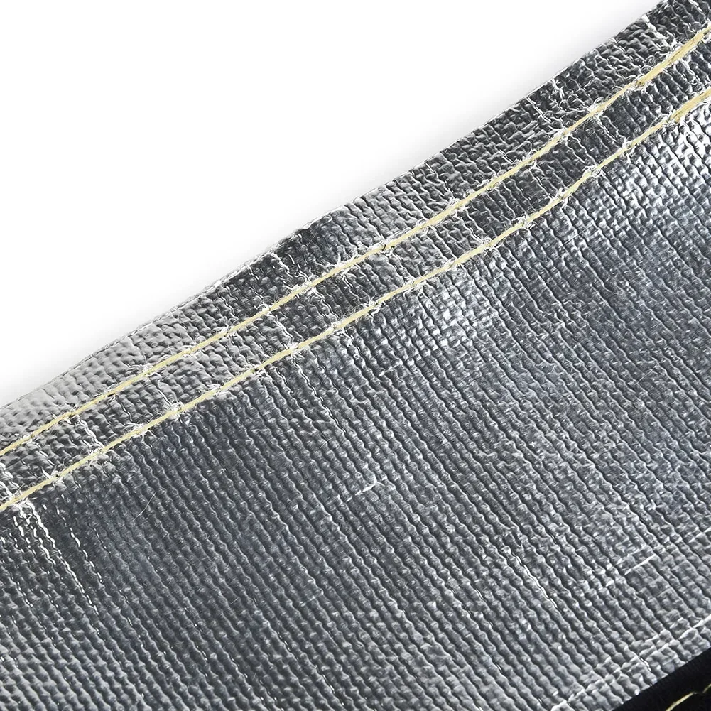 Car Heat Shield Sleeve Parts Automotive Metallic Hose Wrap Accessories Insulated Wire Protect Cover Fire Sleeve