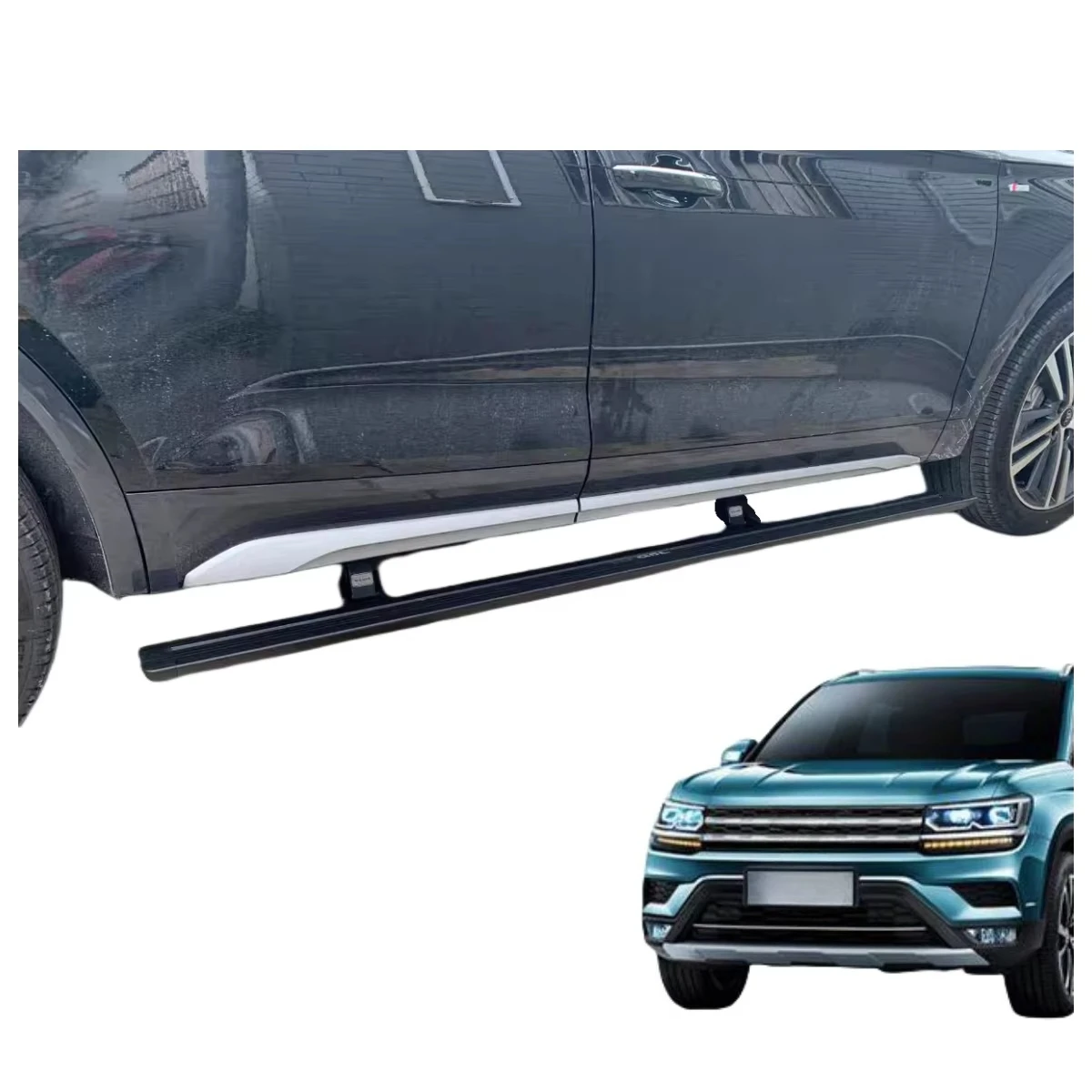 Electric Running Boards Retractable Aluminum Alloy For VW Tharu Taos SUV Side Steps with Carry Bag