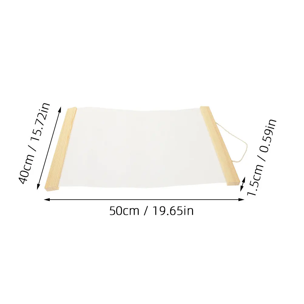 Premium Blank Oil Painting Canvas Sheet Made of Cotton Fabric Stretched on Solid Wood Frame Perfect for Adults Art Therapy