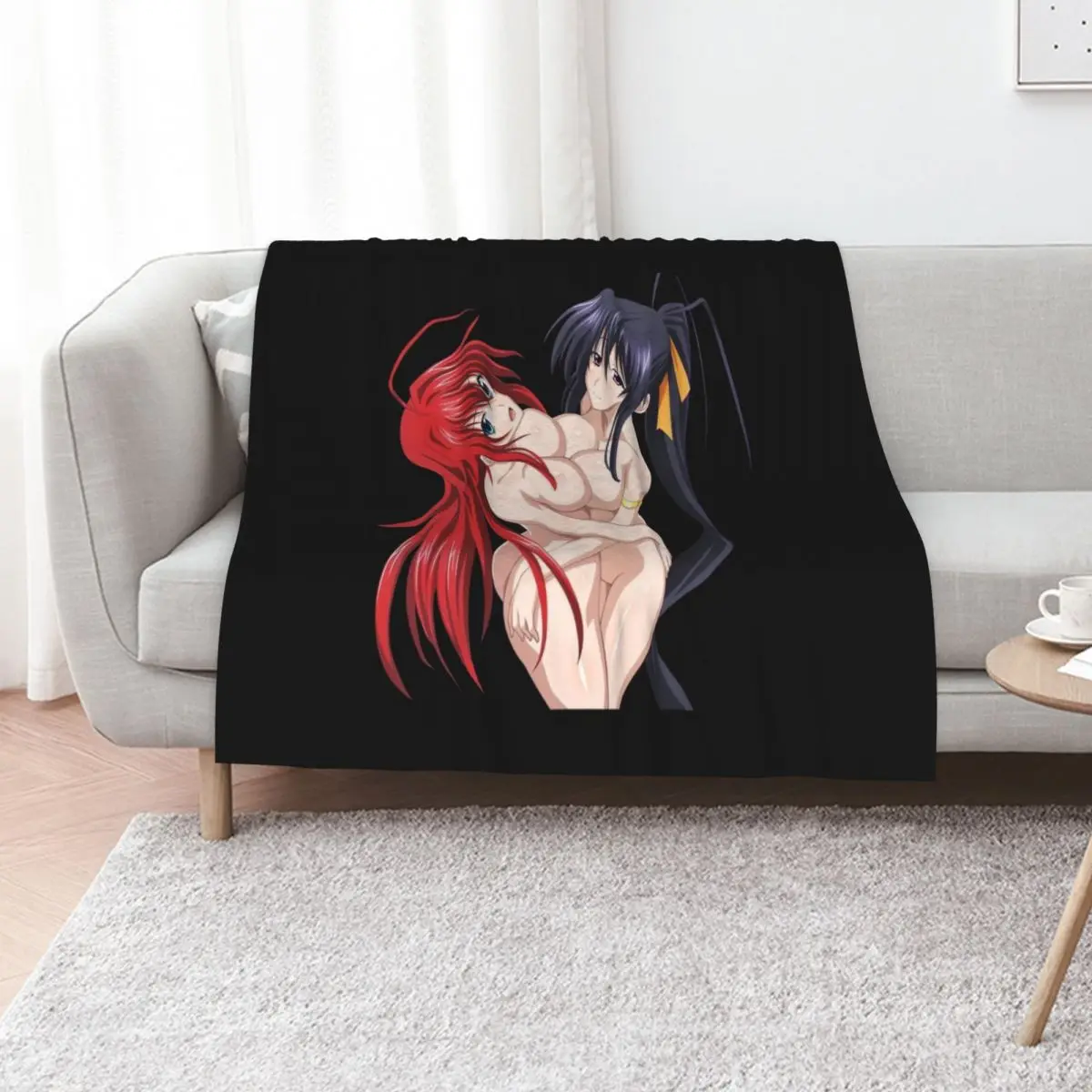 

Akeno Himejima sexy hentai anime Rias Gremory High School DxD. Sticker Throw Blanket Weighted sofa bed Stuffeds Nap Blankets