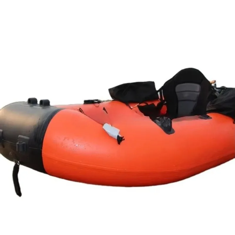 New Professional 2 Person air Mat  Floor Fishing Inflatable Boat with Motor  SIZE 235 CM