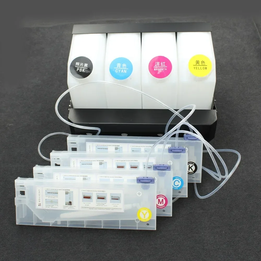 2L tanks + 220ml Cartridge CISS Bulk ink system for Mutoh Roland mimaki Mutoh Epson all inkjet Printer CISS Ink Cartridge No Ink