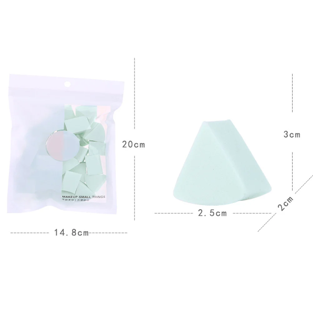 12 個のメイクアップスポンジセットスポンジ顔用保湿角質除去スキンケアツールパウダーパフ洗浄補助