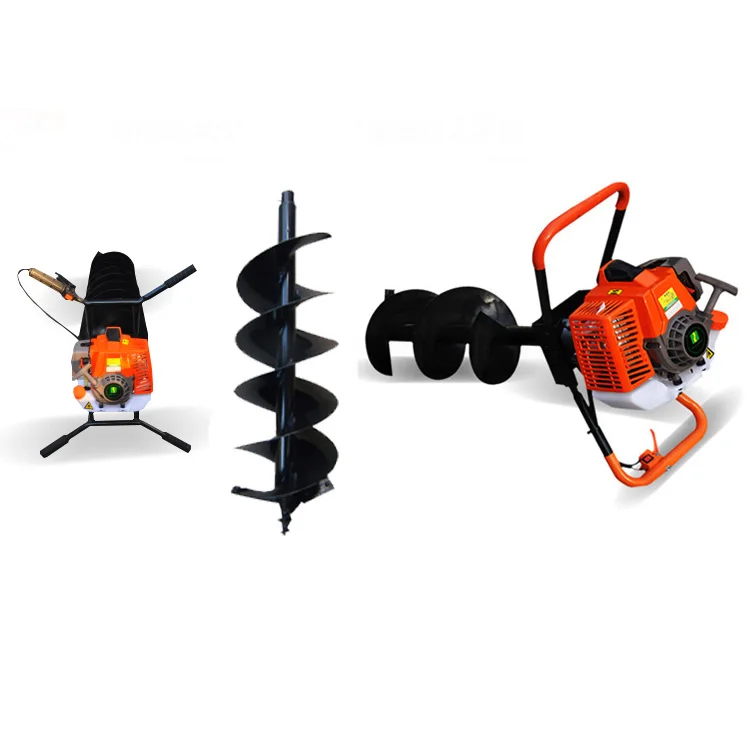 Gasoline Engine Tree Planting Digging Machine Ice Digger Machinery