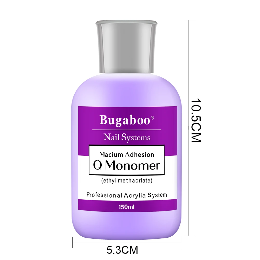 5OZ EMA-Monomère liquide acrylique pour ongles, 150/120/75/40ml, liquide cristal acrylique à séchage rapide pour extension d'ongles, outils de poudre mise en œuvre