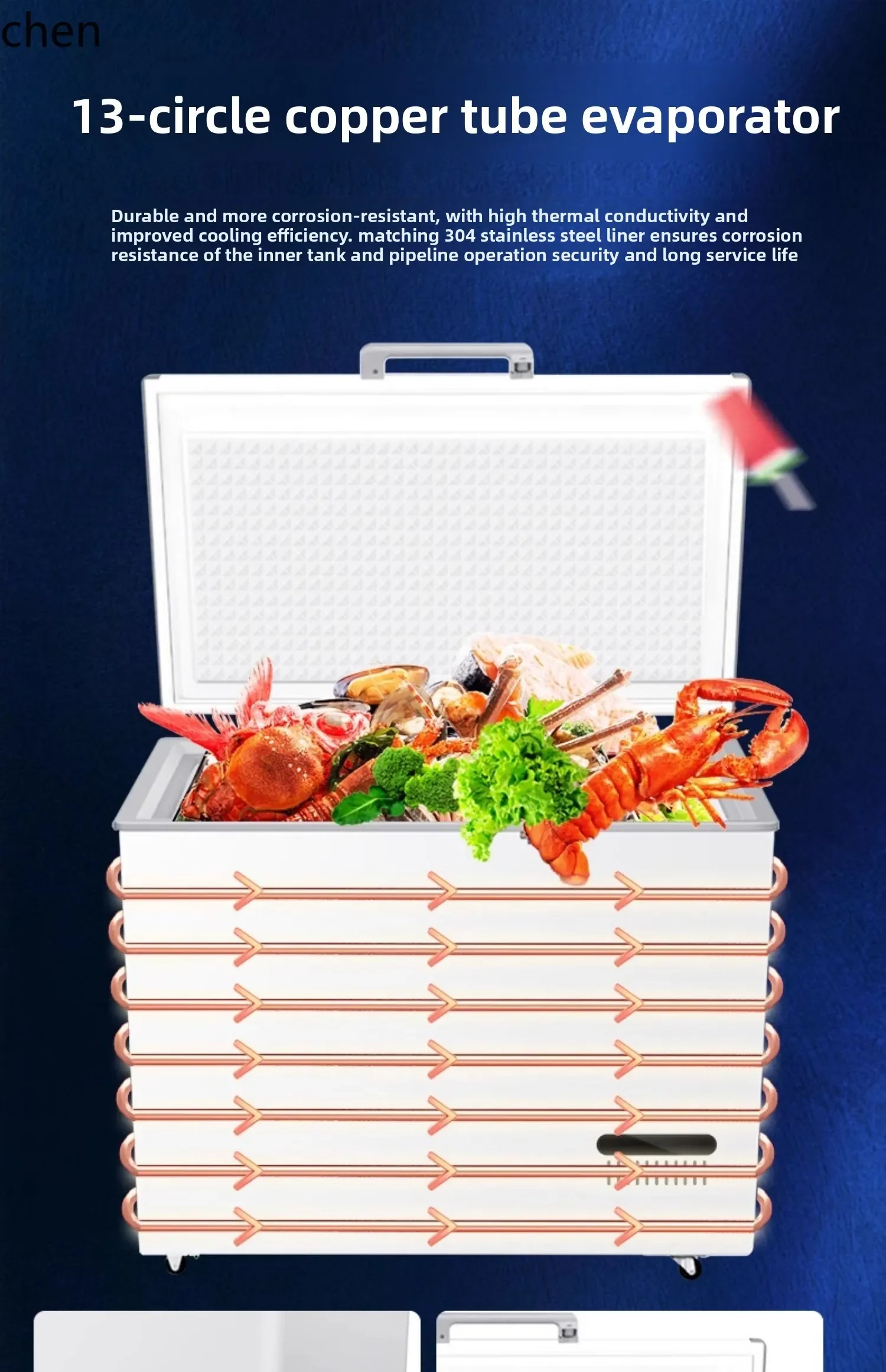 HXL ultra-low temperature freezer minus 60 degrees/-80 degrees frozen tuna seafood quick-freezing cabinet