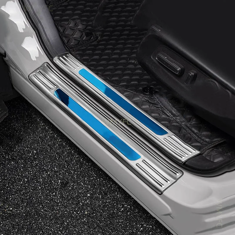 For Honda CR-V CRV EX-L Hybrid 2023 Stainless Steel External Door Sill Scuff Plate Guard Sills Protector Trim