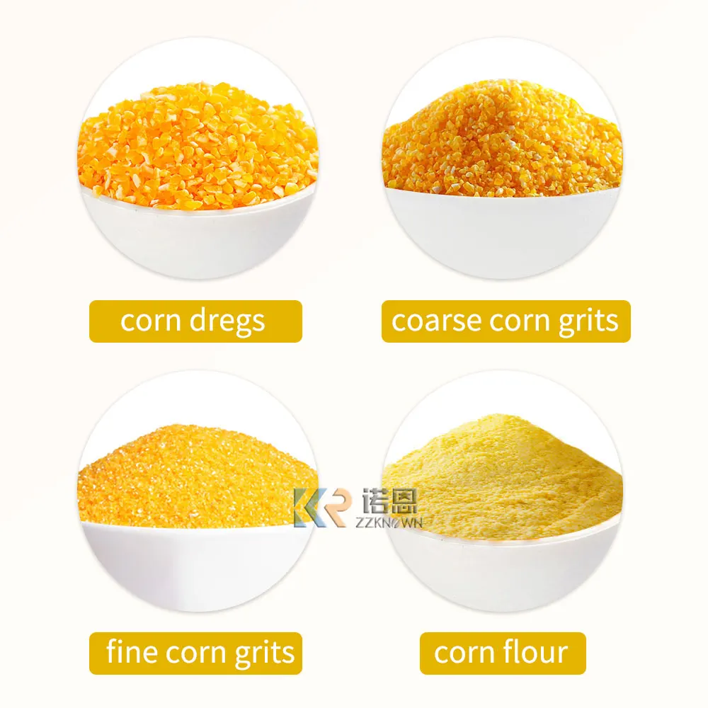 Automatic Corn Maize Grits Flour Making Machine flour-milling Euquipment for Sale