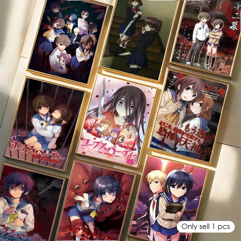 Corpse Party Ayumi Shinozaki Satoshi Mochida Survival Horror RPG Maker Painting Poster Office Fine Reproduction French Canvas
