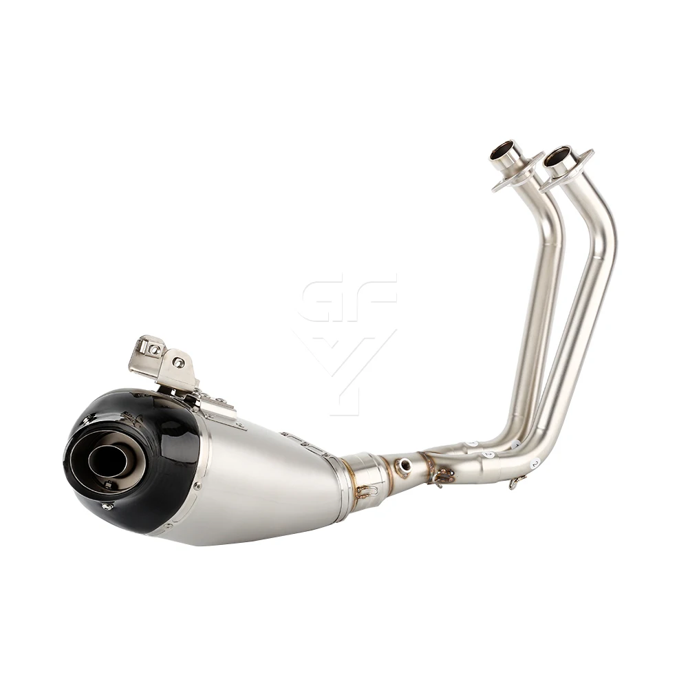 For Yamaha MT07 2014 2015 2016 2017 2018 2019 2020 FZ07 14-20 MT 07 FZ 07 Escape Slip-on Motorcycle Exhaust Pipe Muffler System