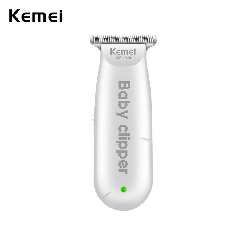 Kemei 1319 Electric Baby Hair Trimmer Portable Mini Kids Hair Cutting Machine Low Noise Hair Clipper Rechargeable Shaver Mute