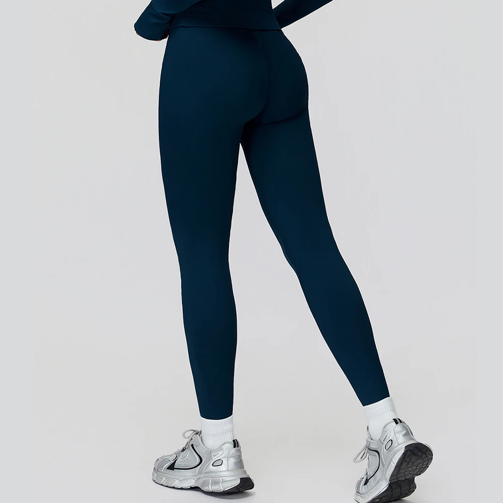 اليوغا السراويل تأثير طماق النساء السراويل الدافئة الرياضة اليوغا بانت الملابس النسائية اللياقة البدنية تجريب عالية الخصر طماق ملابس رياضية #3