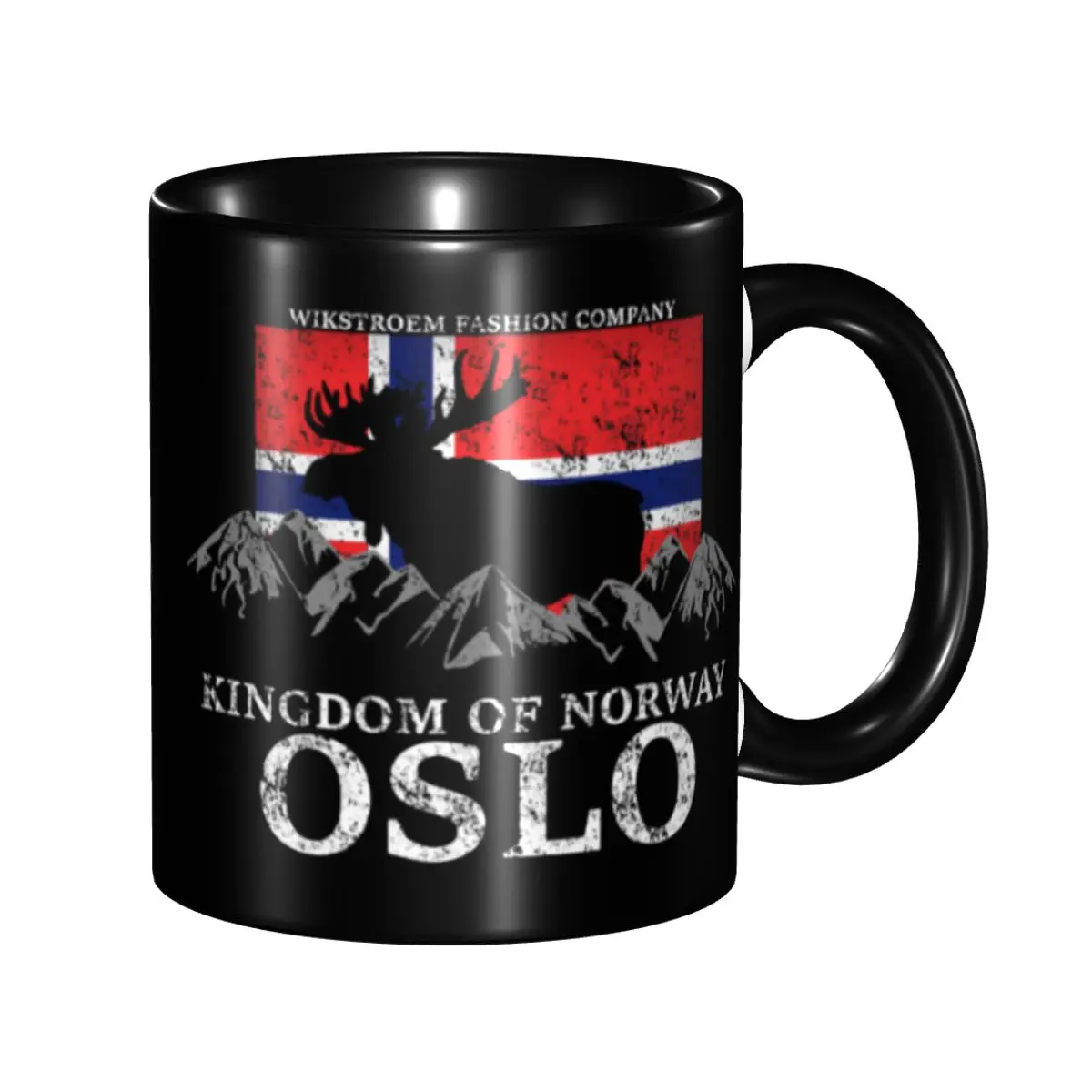 

Customized Wikstroem Norway Flag Coffee Mug DIY Norwegian Flag Ceramic Tea Milk Cup