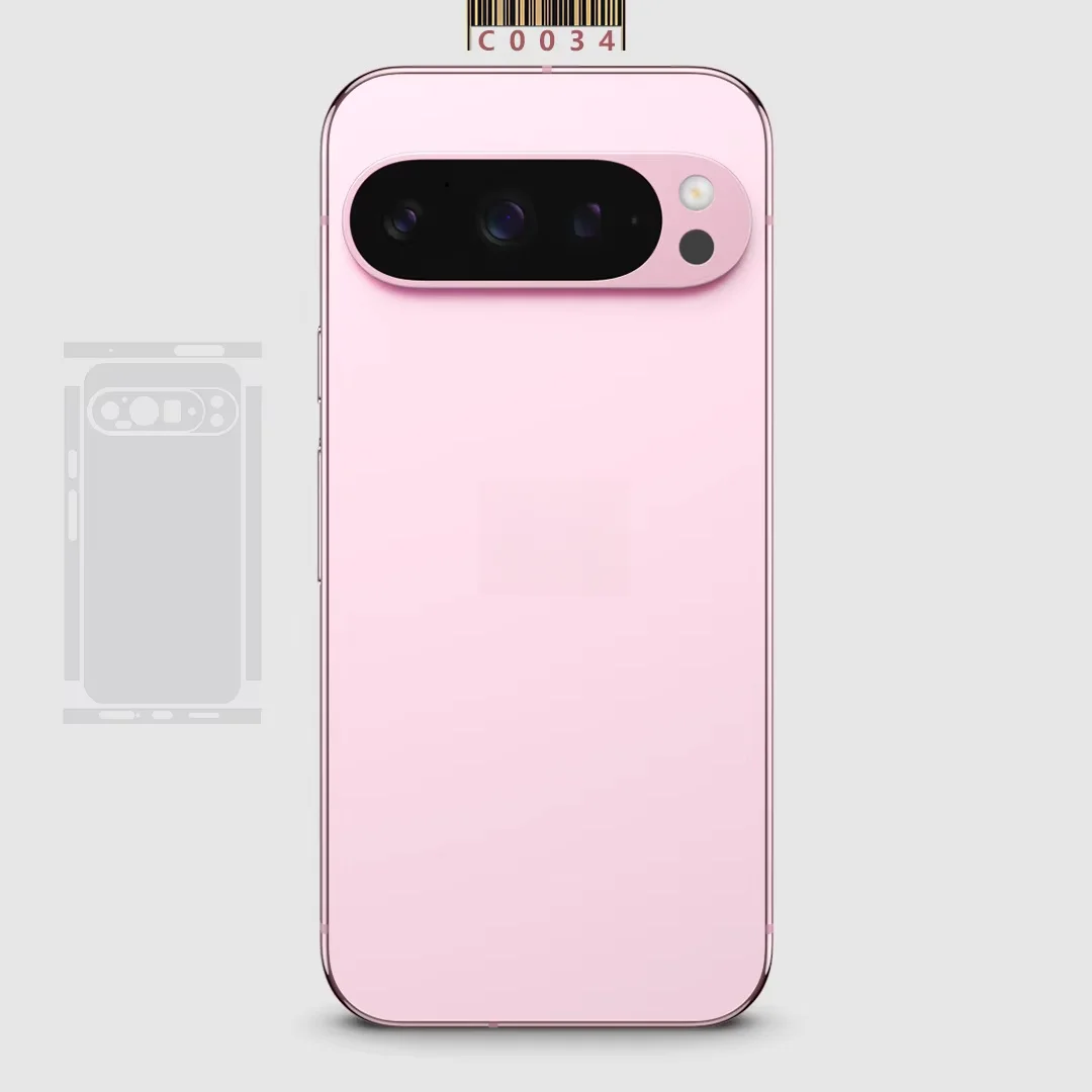 

C002 Skin Full Wrap New Xray Design Sticker Plain Color Phone Full Protection Cover Decal Premium For Google Pixel 9 Pro