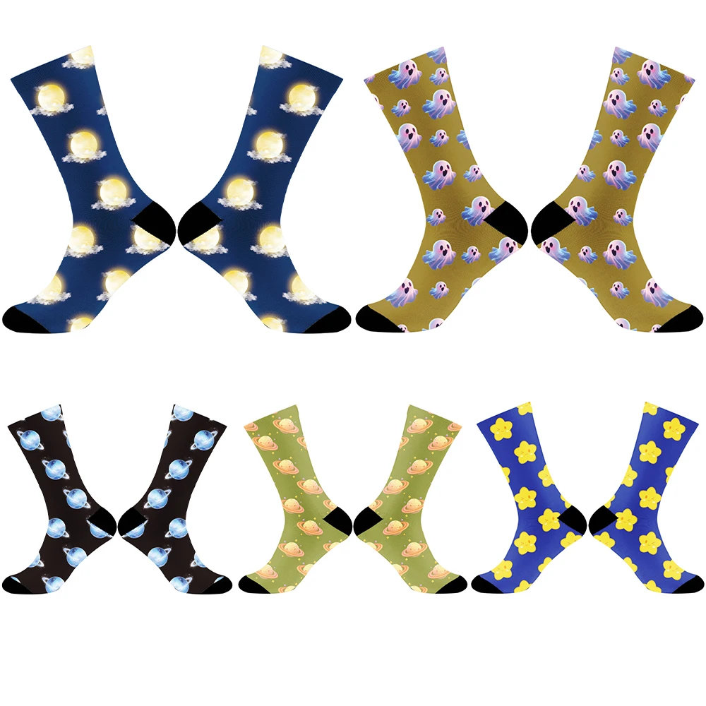 

Cotton Kawaii Casual Creative Expression Cute Fashion Socks Style Smile Face Series Socks New