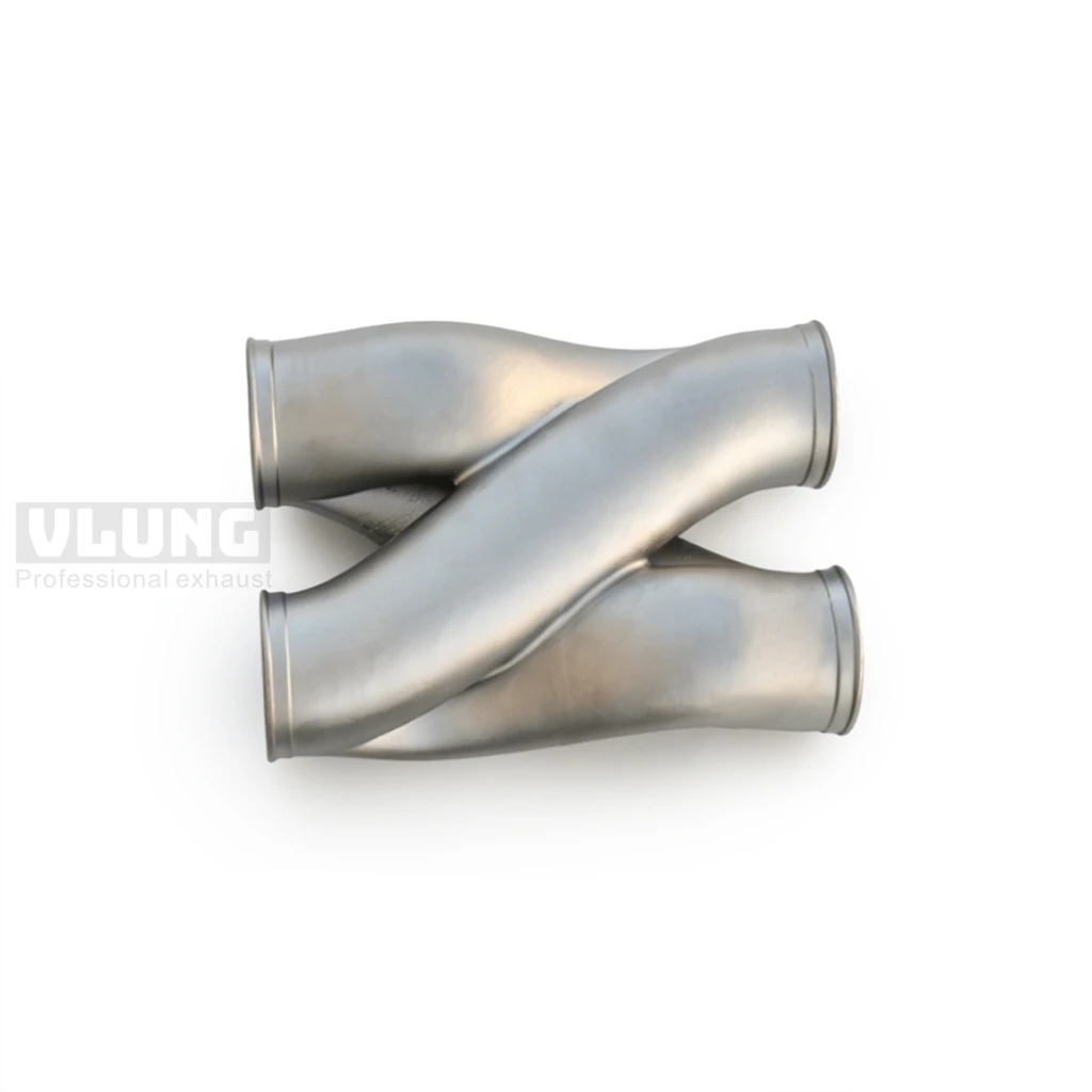 Z-Pipe Universal Exhaust Muffler Pipe 2.5 2.75 3 Inch Stainless Steel High Performance Car Midpipe Resonator Replacement