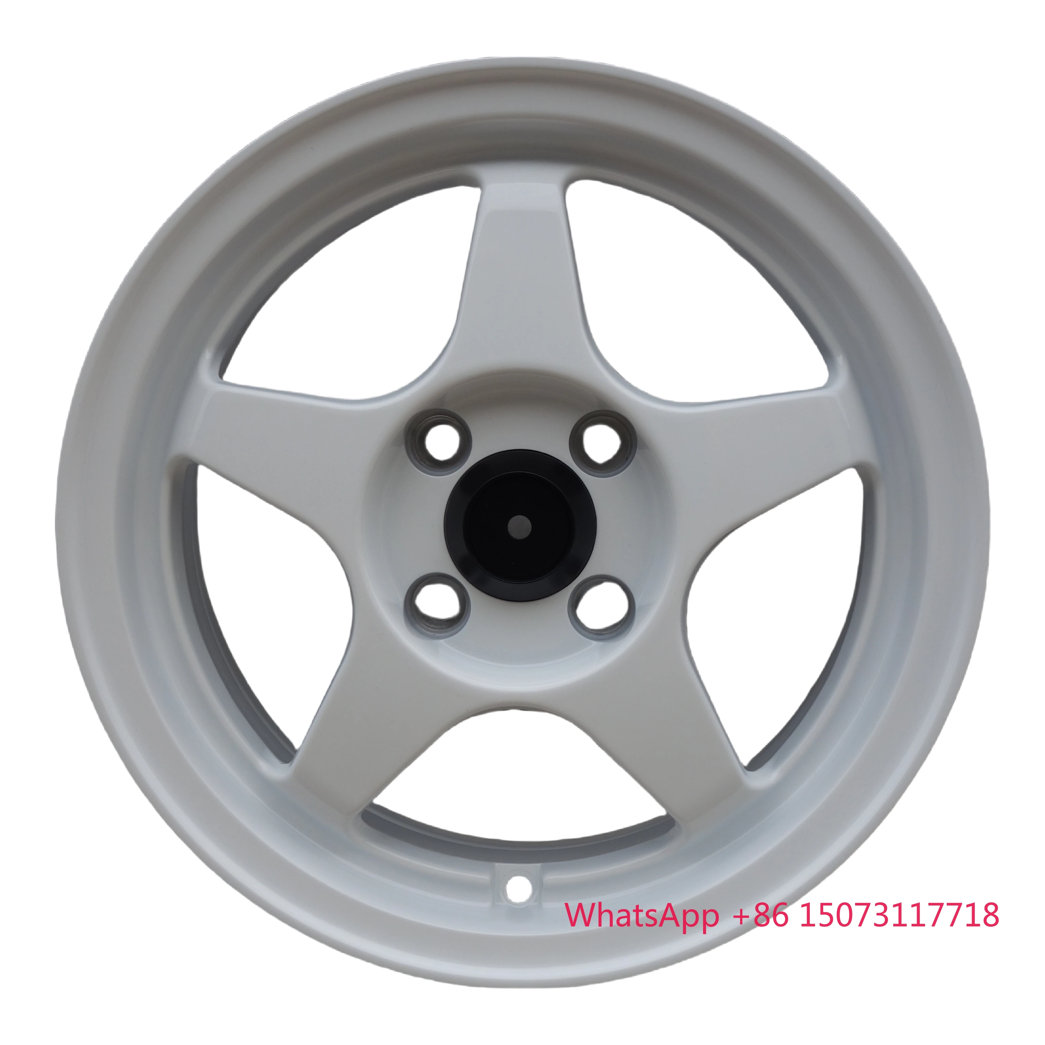 

AV08 14 15 Inch 4X100 JDM Wheels Passenger Car Wheels Flow Forming for Nissan Matte Black White Bronze