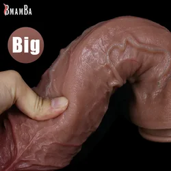 Realistic Veins Dildo Soft Sexy Huge Penis Female Masturbator Silicone Suction Cup Dildos for Women Big Dick Anal Adult Products