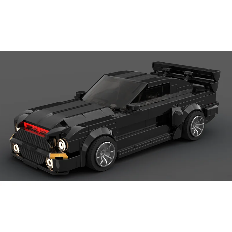 

Детали MOC-335, строительные блоки, модели автомобилей, городская скорость, игрушки GT500, мальчики, взрослые, рождественские подарки, идеальные подарки