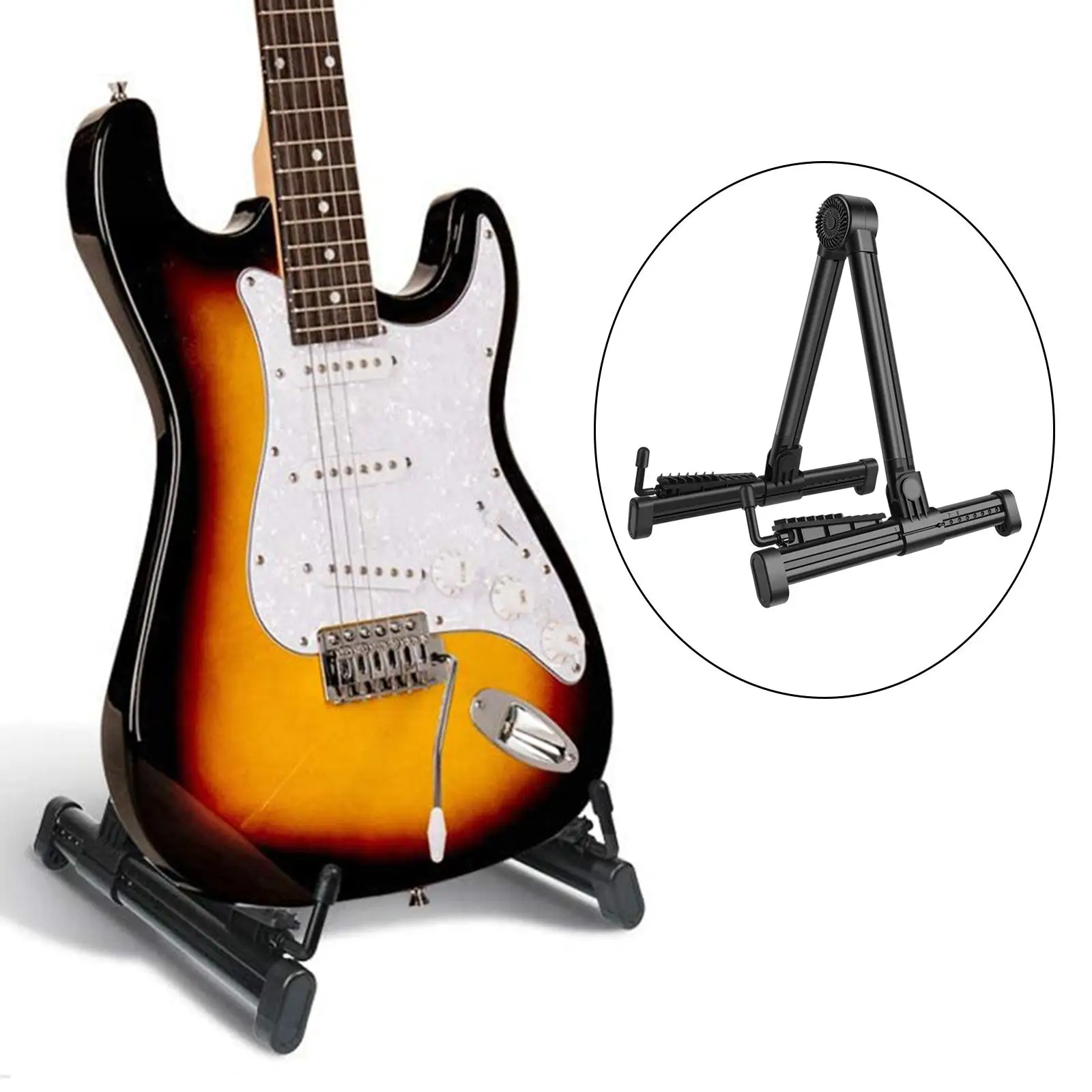 Soporte de guitarra plegable Universal, soporte de instrumento para estante Musical acústico, accesorios de guitarra