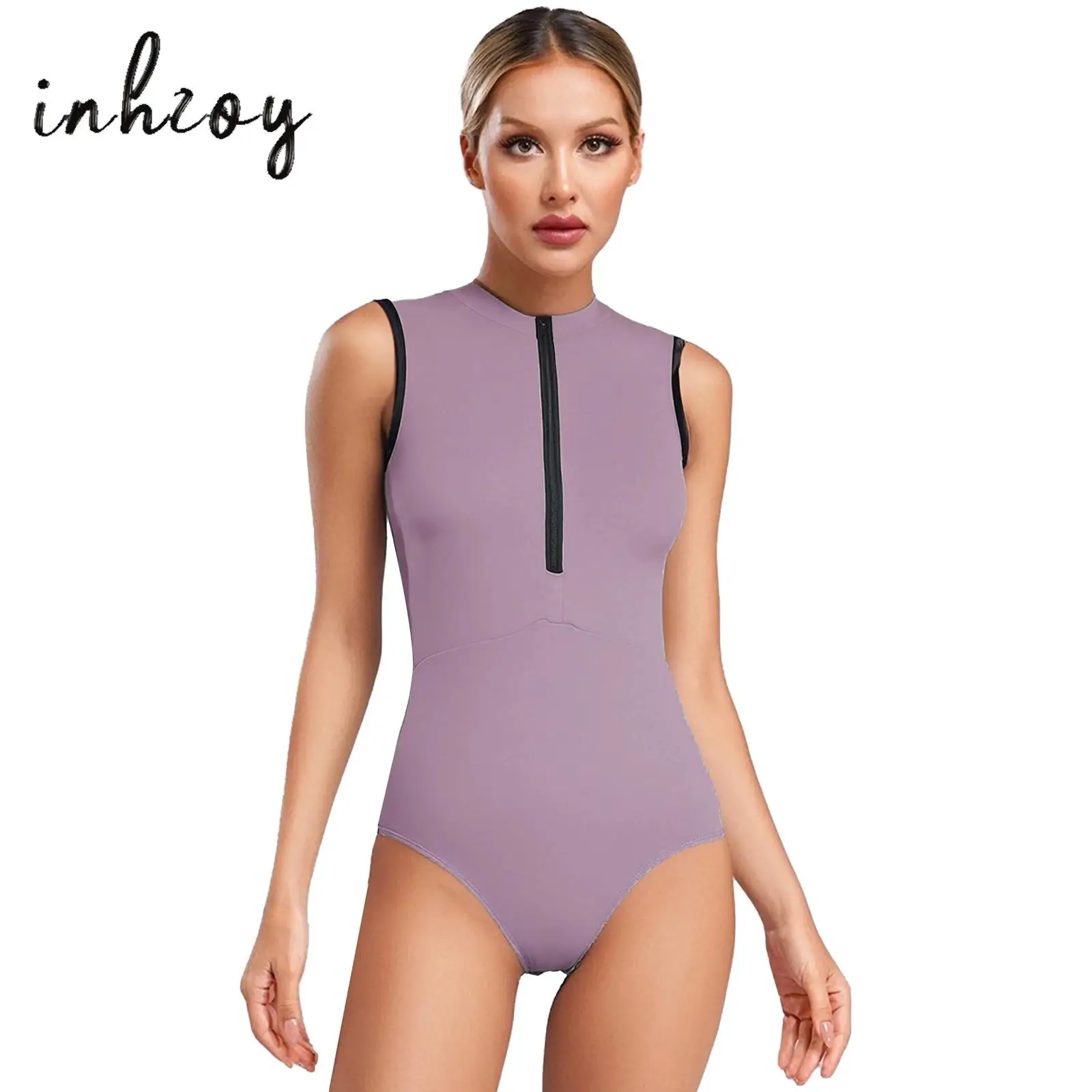 

Womens Gymnastics Ballet Dance Leotard Sleeveless Back Hollow Out Removable Cups Bodycon Bodysuit for Figure Skating Performance