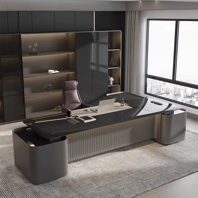 

B Boss table Light luxury high-end desk President Chairperson Ban Tai