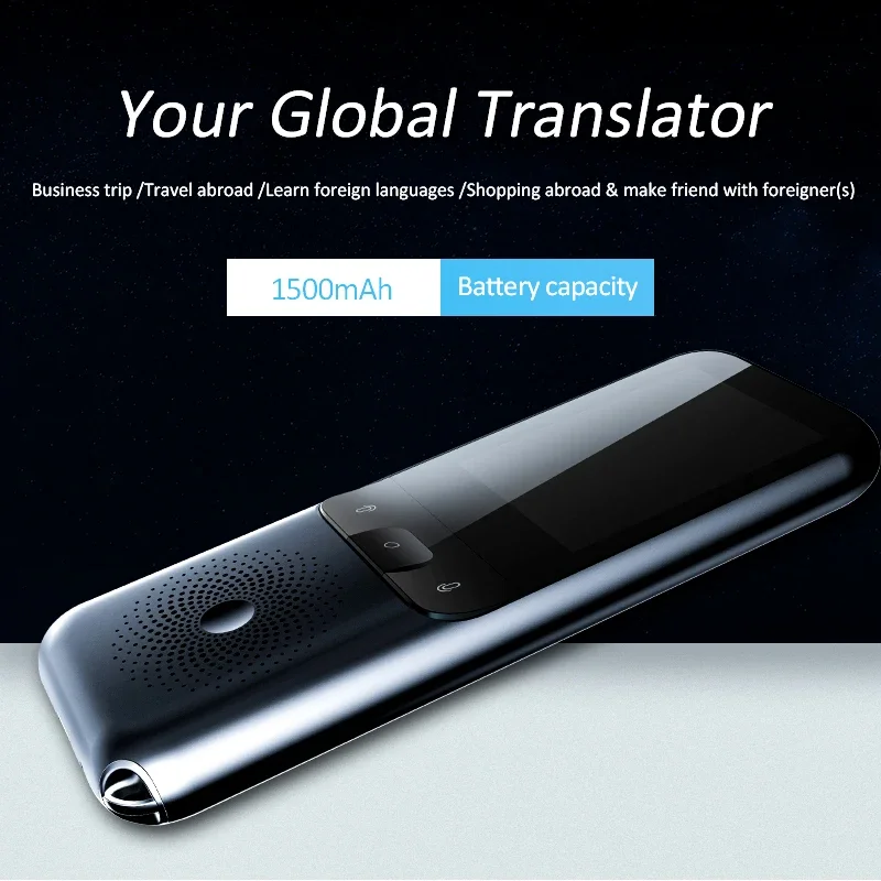 New T11 Portable Audio Translator 138 Language Smart Translator Offline In Real Time Smart Voice AI Voice Photo Translator image 4