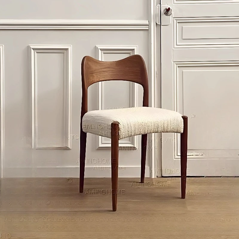 

Многофункциональные стулья для кухни и кафе, простые напольные стулья с подголовником для спальни, деревянная мебель для гостиной, Koffiestoel MH40KFY