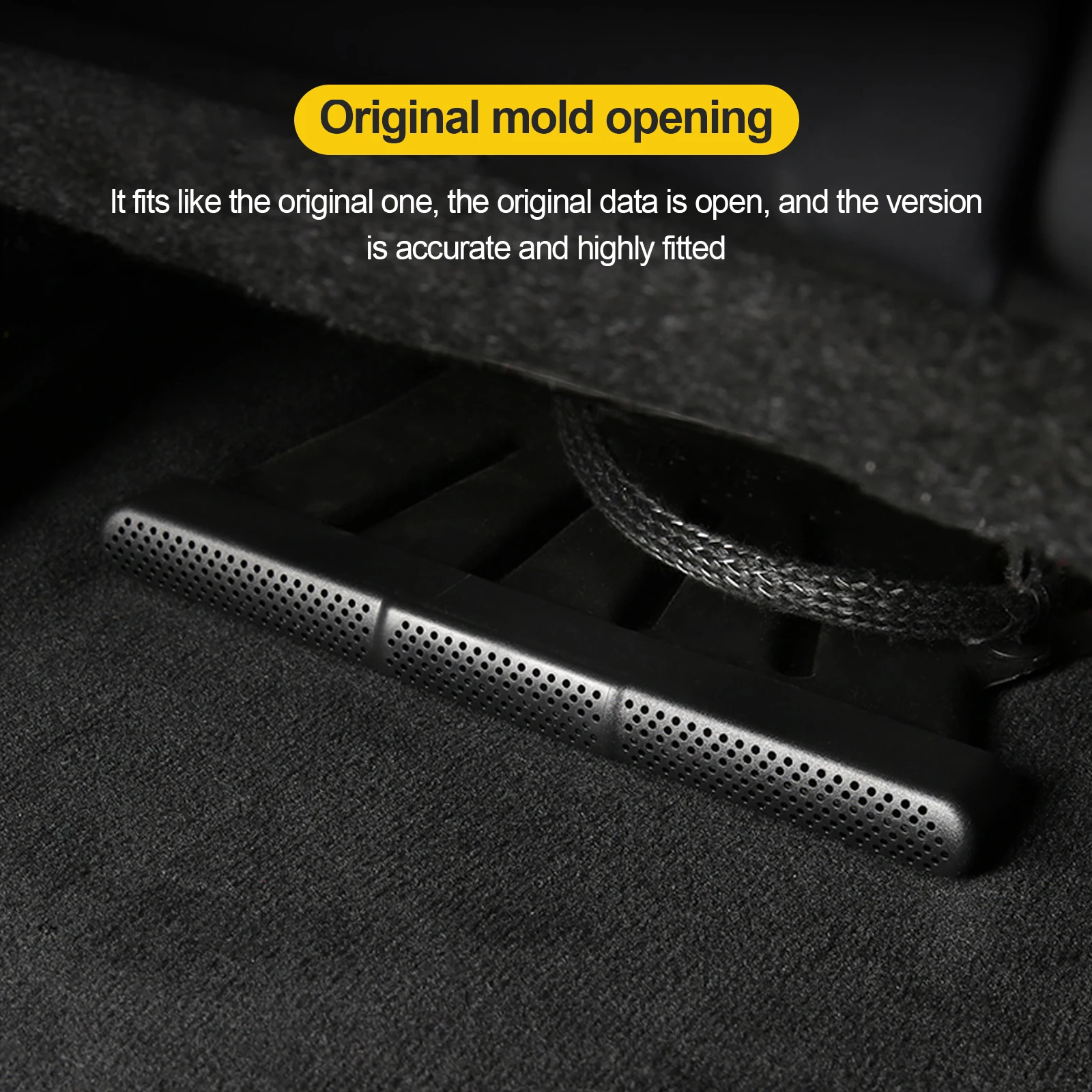 Car Seat Bottom AC Air Duct Vent Anti-blocking Protective Cover Kit For VW Volkswagen ID.4 ID4 ID6 2021 2022 Plastic Accessories