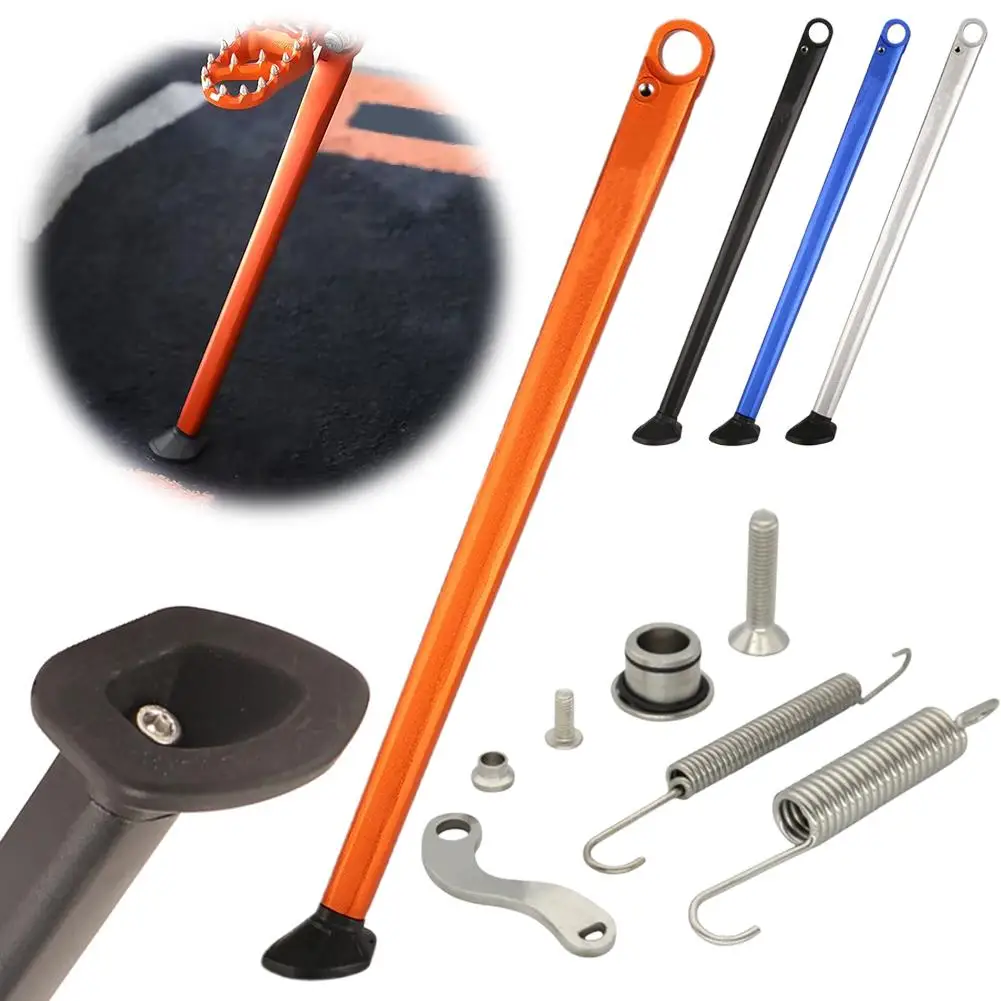 Cavalletto Cavalletto Laterale + Kit Molla per KTM EXC 300 EXCF 350 125 250 400 450 XC XCF XCW XCFW Per Husqvarna TE FE Per GasGas EX P1O3