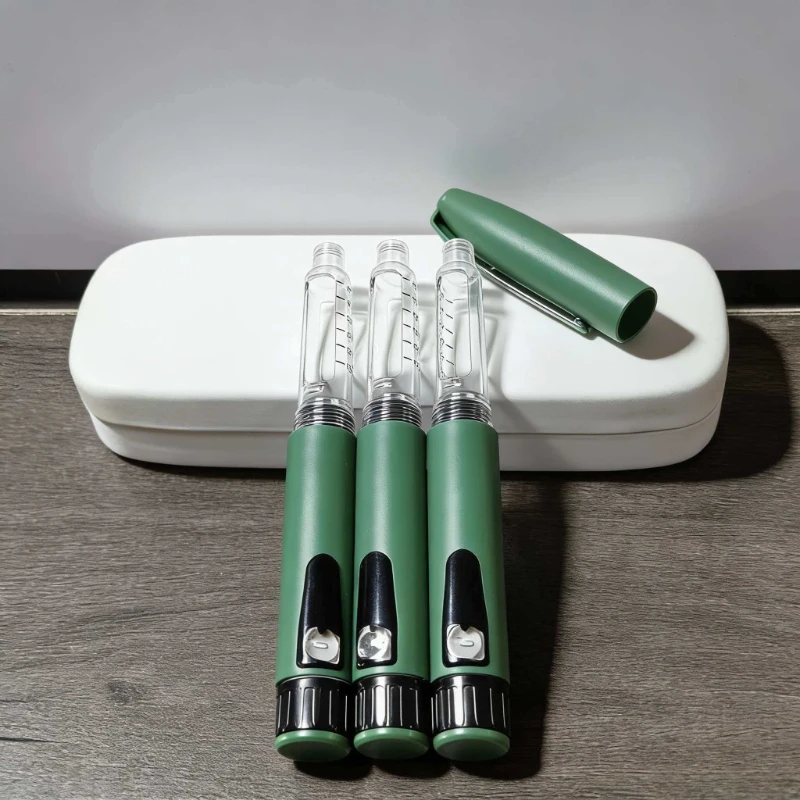 

Reusable injection pen + box, suitable for 3ml vials, safe and convenient, ideal for regular insulin injections