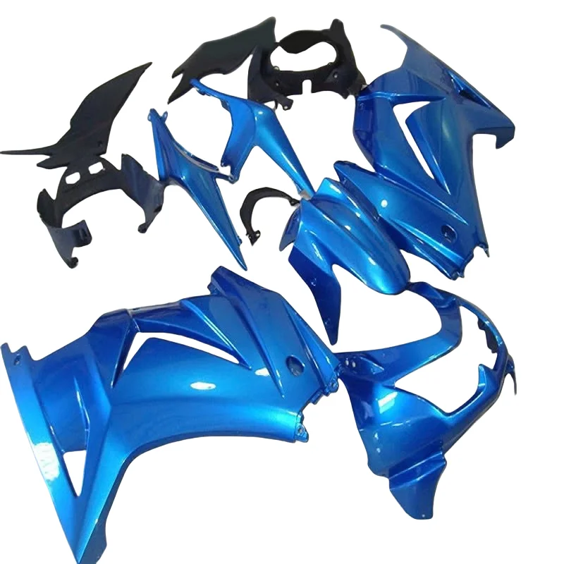 ABS motorcycle fairings Injection fairing kits for Kawasaki Ninja 250R 2008-2014 blue black ZX250 250 08-14 fairing