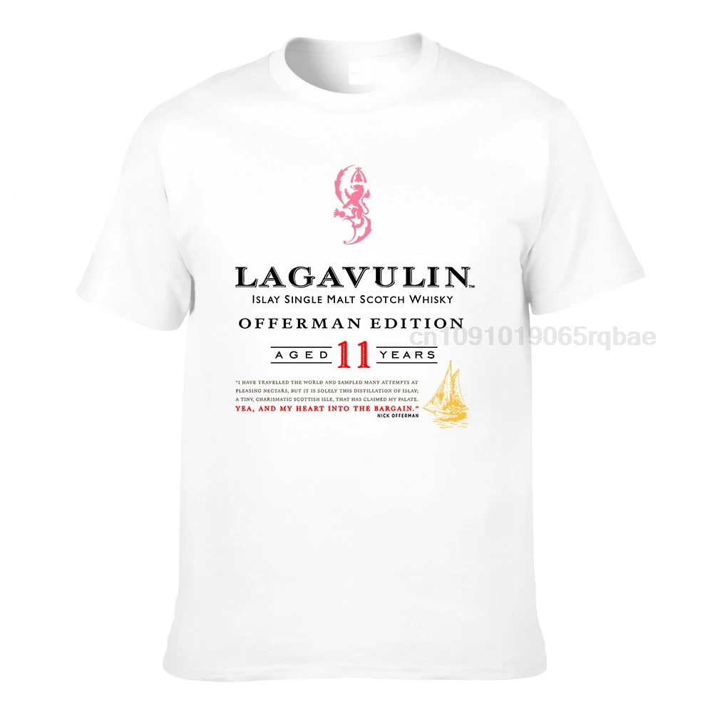 Lagavulin Scotch 11 Year ron swanson parks rec Offerman Edition White T-Shirt