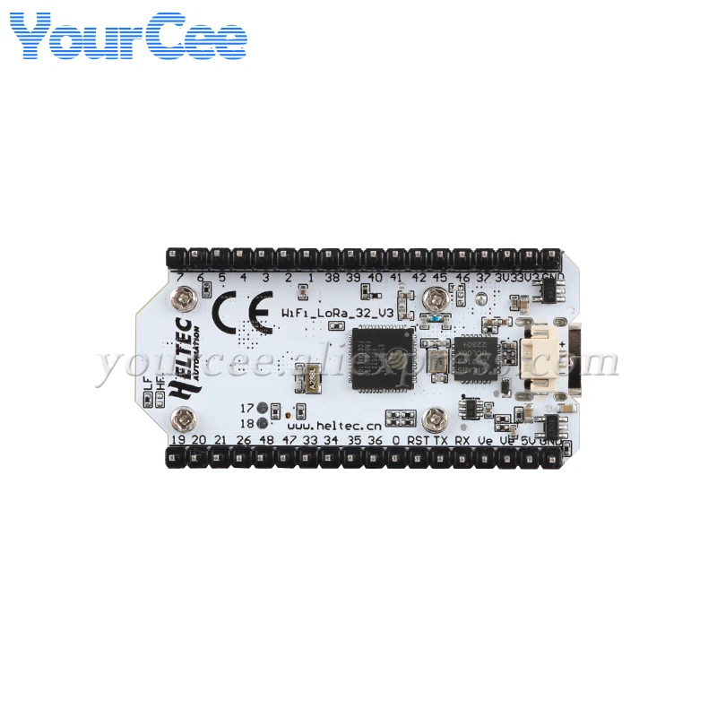 ESP32 SX1262 LoRa WIFI Kit 32 Module 433-510MHz 868MHz/915MHz 0.96 inch Blue OLED Display Internet Development Board for Arduino