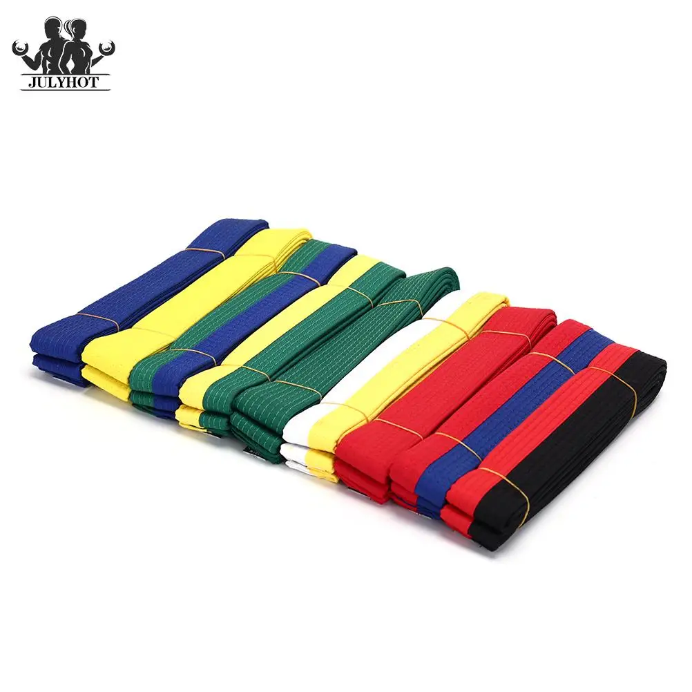 Taekwondo Belt Polyester + EVA Randomly Karate Judo Martial Belt Black, Red, Green, Yellow Etc. For Adults, Kids Waistband