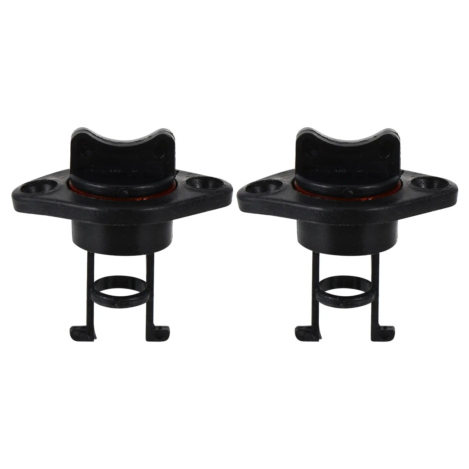 2Pcs Reliable Rubber Screw Plug Simple Installation Boat Transom Drain Plug Universal Fit for Kayak Canoe Hull Waterproof