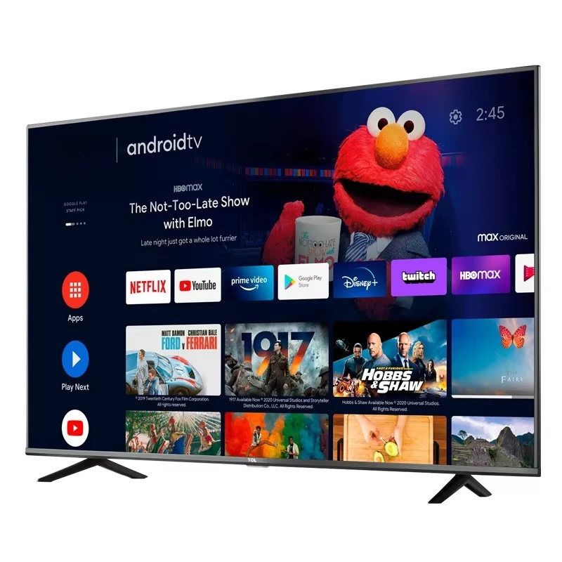تلفزيون TCL LED جاهز للشحن بمقاسات 43 بوصة 50 بوصة 55 بوصة 65 بوصة 75 بوصة 85 بوصة 98 بوصة تلفزيون LED 4K SMART UHD بسعر جيد 43P735 تلفزيون بدون إطار