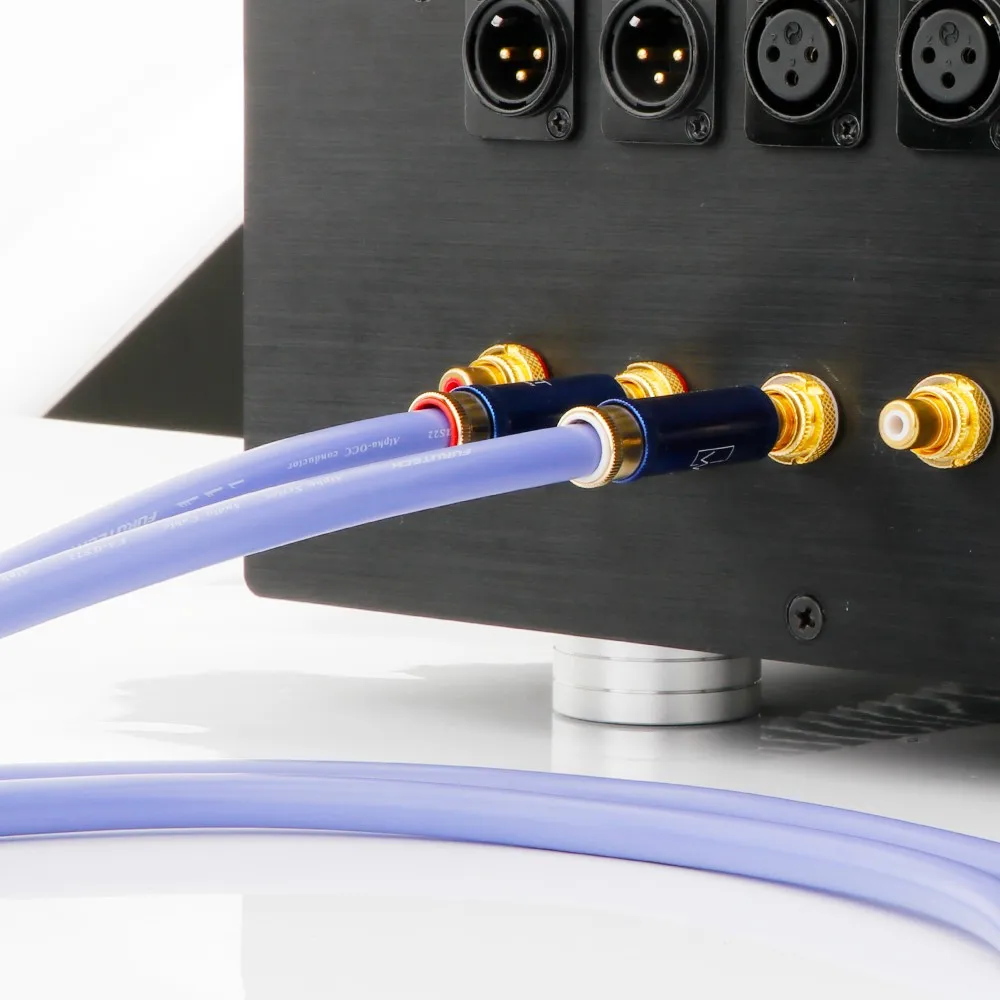 Preffair Fever Grade Double Lotus Audio Cable Audio Power Amplifier CD Tube Amplifier WBT Gold Plated RCA Signal Cable