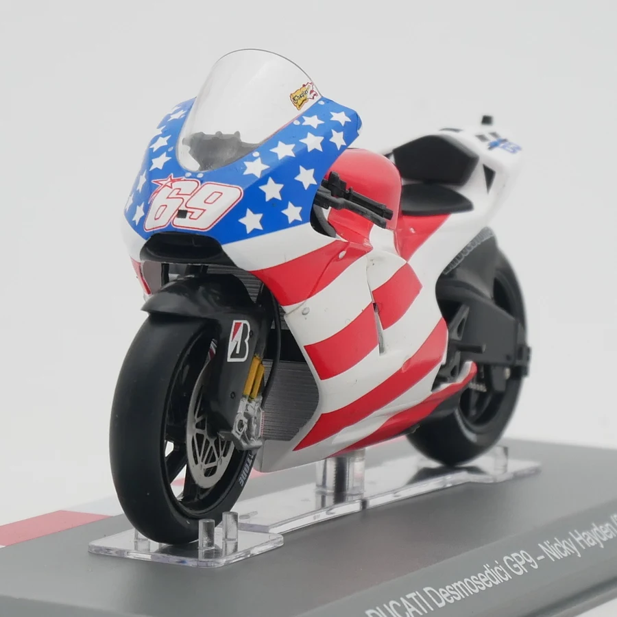 

Ixo 1:18 Scale Diecast Alloy Moto GP 2008 DUCATI GP9 Nicky Haydenr Motorcycle Toys Cars Model Classic Adult Gifts Static Display