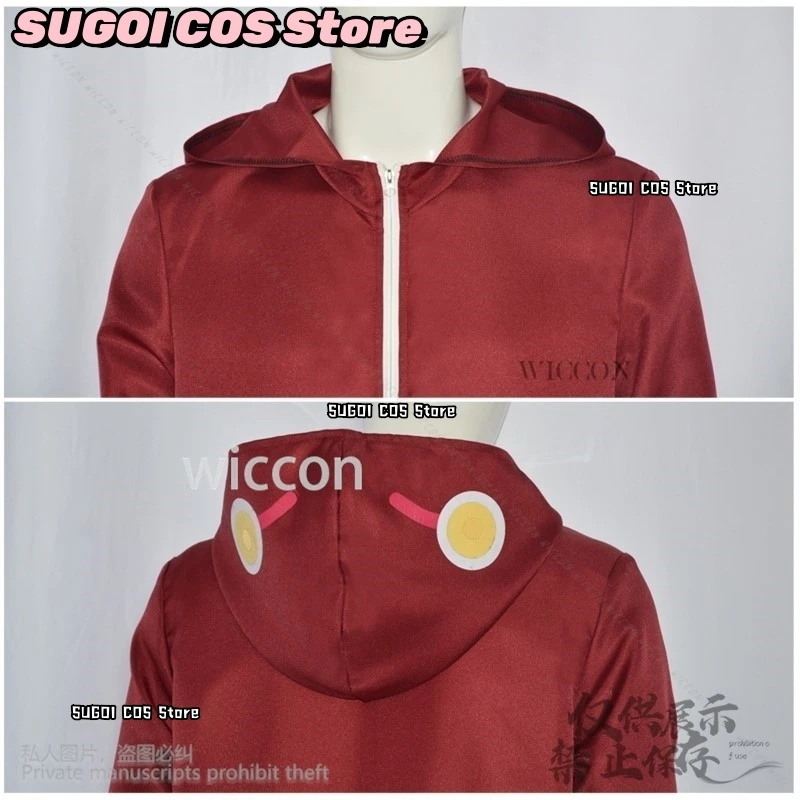 Yakushi Kabuto Cosplay Costume Anime Ninja Hooded Cloak Wigs Red Coat Adult Man Woman Halloween Christmas Suit Customized