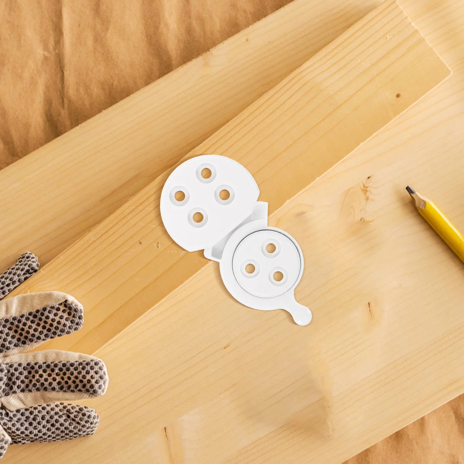 

2Pcs Table Board Connector Heavy Duty Locks Secure Office Desk Dining Table Buckle Hardware Accessories Office Desk Buckle