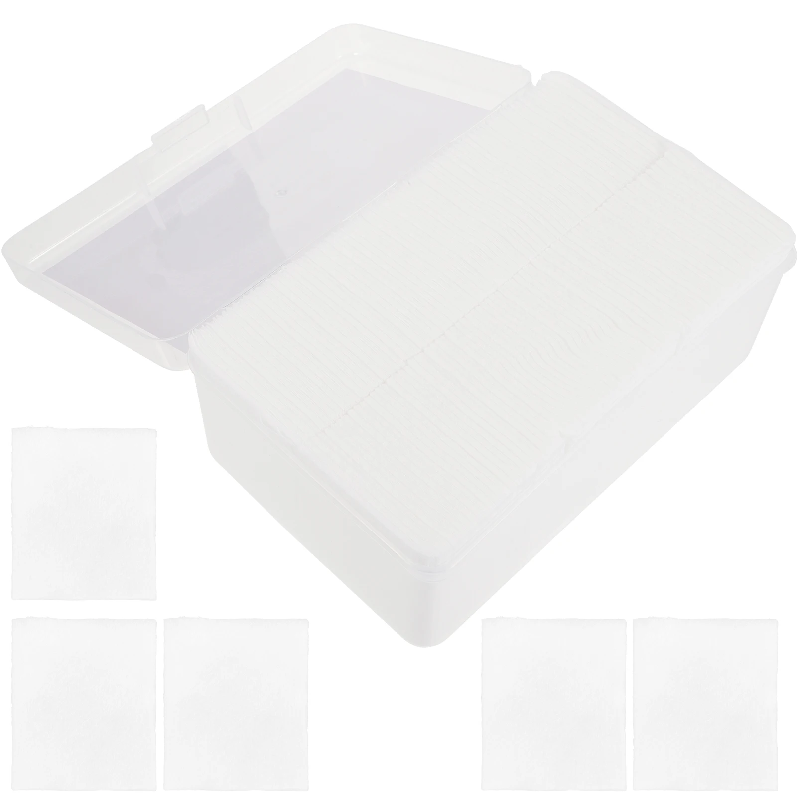 

1000 Pcs Removal Cleansing Cotton Eye Makeup Remover Pads Tissue Reusable for Care