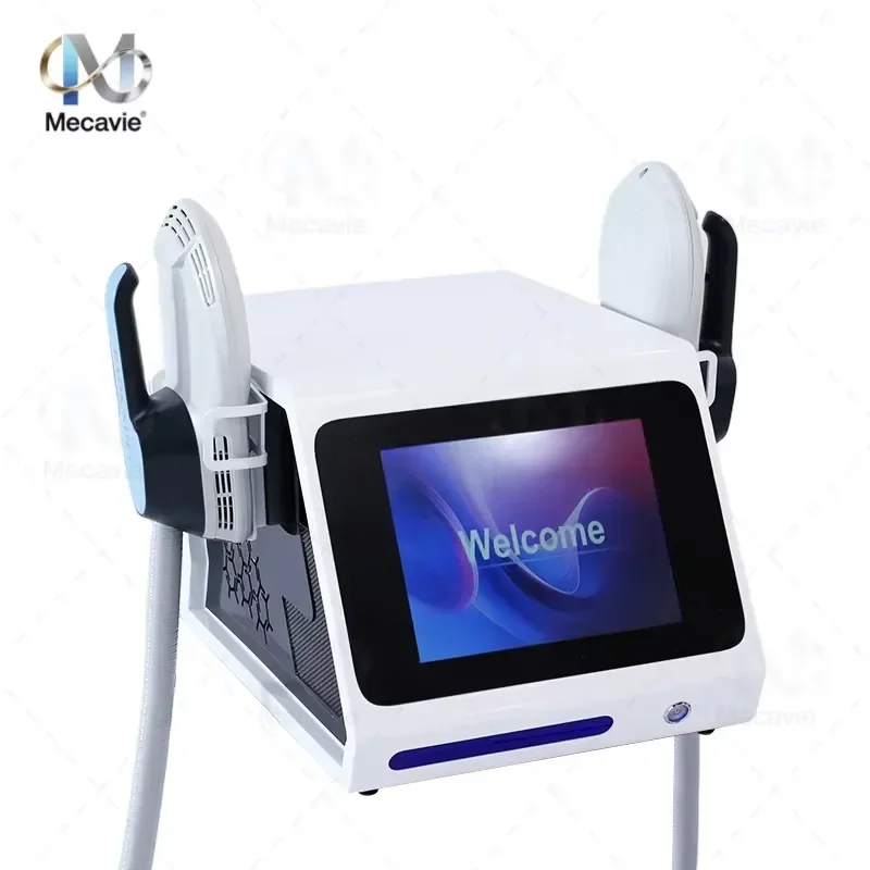 6500W EMS Nova HIEMT Body Sculpting Machine 2 Handles Portable EMS Muscle Stimulator Weight Loss Body Contouring