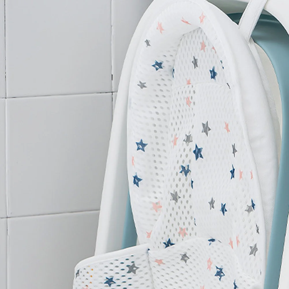

Baby Bath Seat Support Net Infant Bathtub Sling Adjustable Shower Mesh Bathing Net Breathable Non Slip Baby Bath Supplies