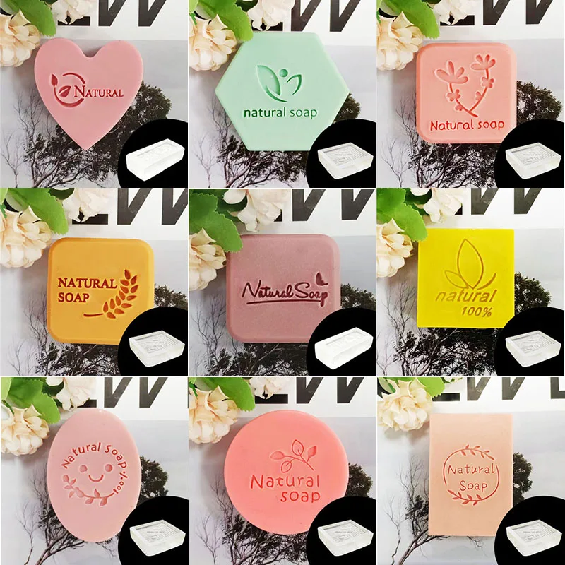 New Bridegroom Bride Pattern Soap Stamp Natural Transparent Acrylic Handmade Flower Soap Making Seal Chapters Diy Craft Supplies