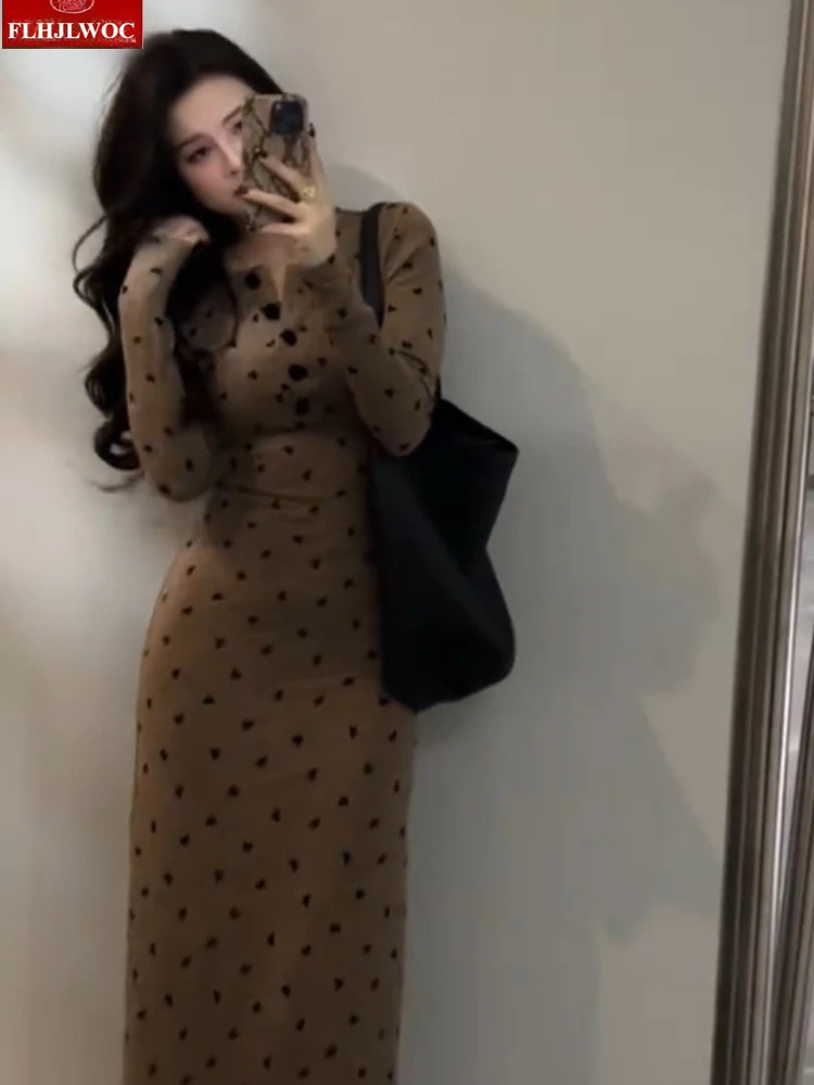 Taste T-Shirt Kleider Neue Mode 2026 Frühling Langarm Casual Chic Koreanischen Stil Französisch Design Bodycon Verband Kleid Vestidos