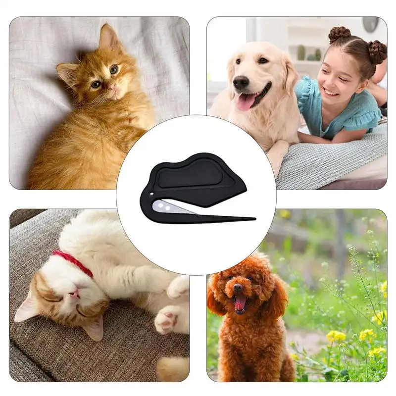 Pet Hair Knot Cutter Envelope Opener Pet Hair Knot Cutter 5x Portable Pet Hair Knot Cutter Wrapping Paper Cutter For Office Home