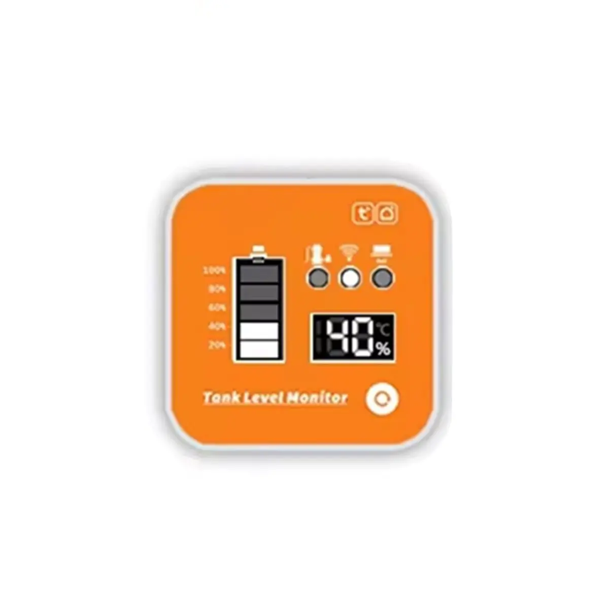 A77K ME201R Smart Life APP with LCD Display Temperature Indicator Time Display for Water Tank Level Monitor EU Plug